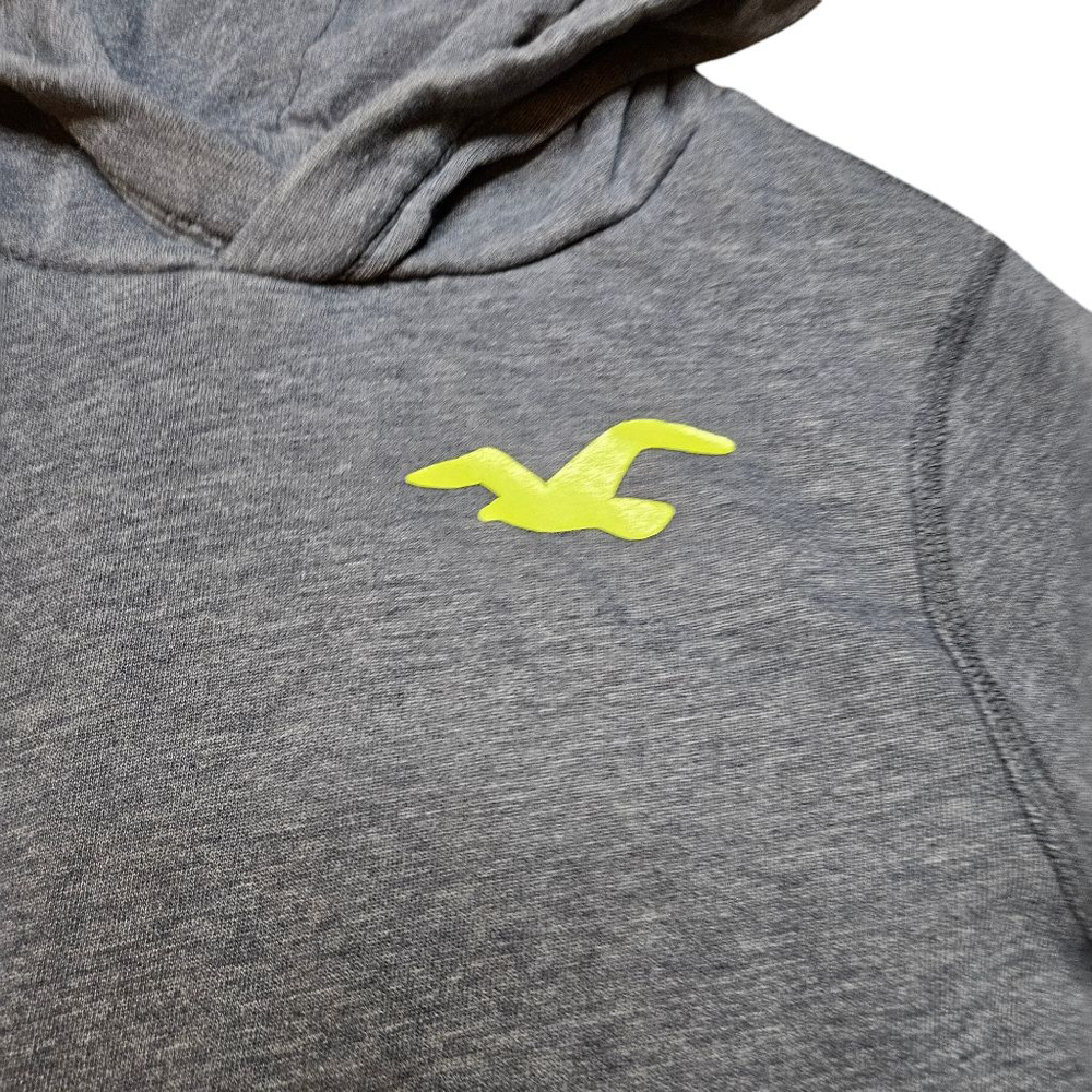 Hollister Medium Blue and Green Hoodie Sweater - Picture 5 of 8